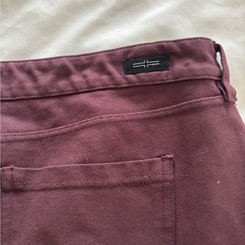 Liverpool Los Angeles Burgundy Slim Pants Size 16/33 - Picture 2 of 7